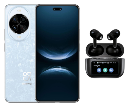 Smartfon Huawei nova 14 Pro 12/512GB Crystal Blue 120Hz + Smart Buds Pro